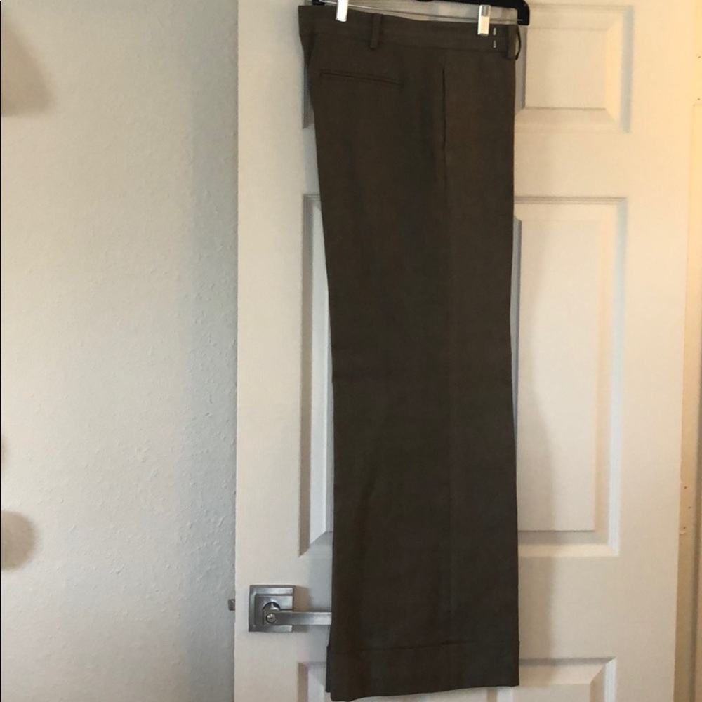 Taupe wide leg pants